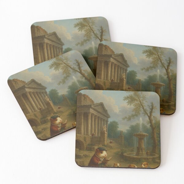 Item preview, Landscape with Roman temple ruins (After Hubert Robert) designed and sold by gandolfwizard.