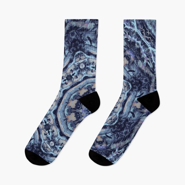 Item preview, Plasmaria Winter Cool Blue Floral 1 Mandala Design designed and sold by Plasmaria.