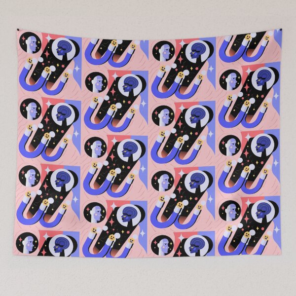Item preview, Woman Man Art Futuristic Connections Interactions street cats designed and sold by ART ATTACK ZONE.