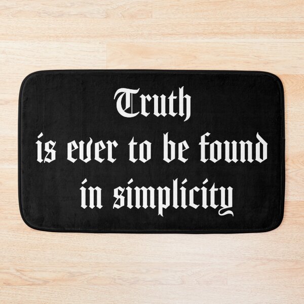 Item preview, Quote: Truth in simplicity designed and sold by EchoOfSilence.