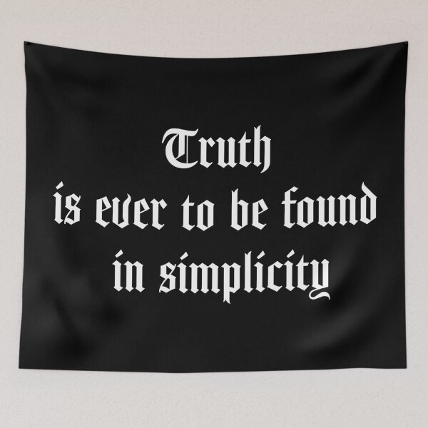 Item preview, Quote: Truth in simplicity designed and sold by EchoOfSilence.