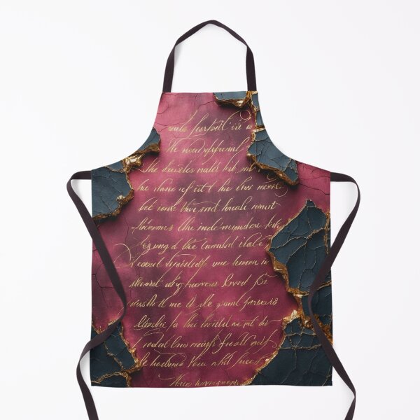 Item preview, Vintage Calligraphy on Cracked Gold and Charcoal designed and sold by sneidere9dace.