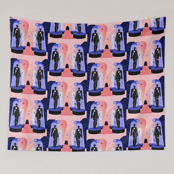 Item preview, Chinese Meal Art Futuristic Connections Interactions street cats designed and sold by ART ATTACK ZONE.