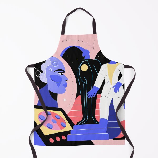 Item preview, Goddess Bastet Art Futuristic Connections Interactions street cats designed and sold by ART ATTACK ZONE.