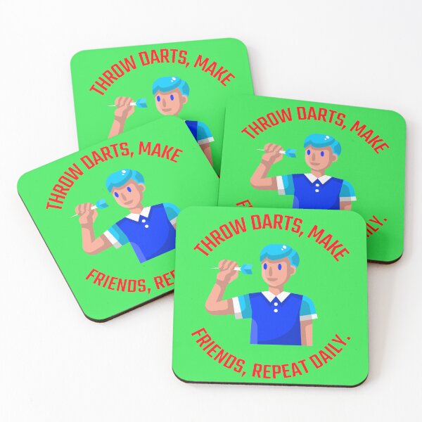 Item preview, Throw darts, make friends, repeat daily. designed and sold by Snarkers Promotions .