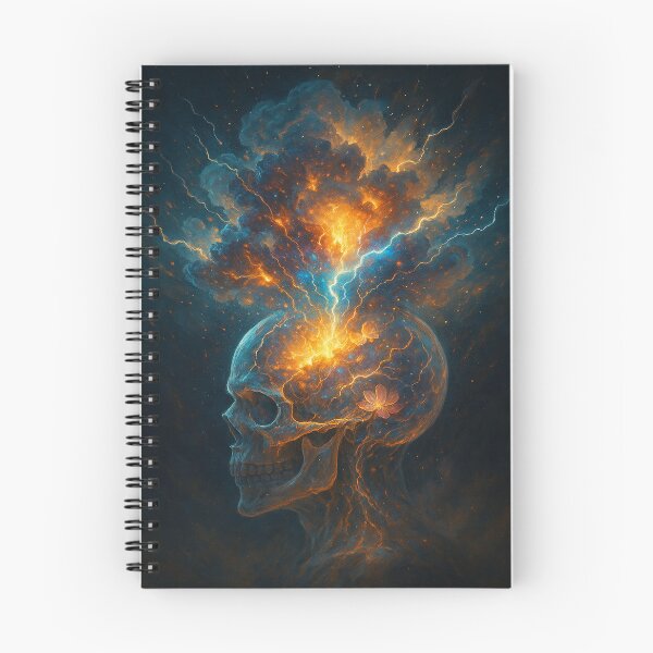 Item preview, “Exploding Thought – Awakening Through Fire and Light” designed and sold by GalenaDeco.