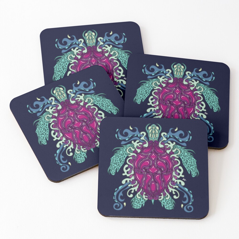 Item preview, Coasters (Set of 4) designed and sold by MunchbudInk.