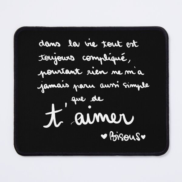 Item preview, Everything is always complicated except loving you kisses designed and sold by Le Bureau des Rêves by Lafillequirevaittrop.