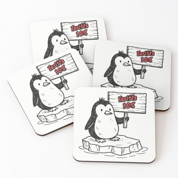 Item preview, Penguin Business: Tariffs 10% designed and sold by ArdethBey.