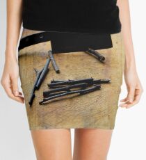Chop sticks Mini Skirt