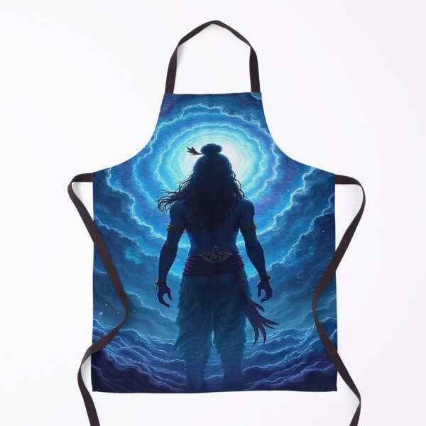 Item preview, Cosmic Gateway Lord Shiva - Mystical Blue Spiritual Wall Art | YourRandomStore designed and sold by YourRandomStore.