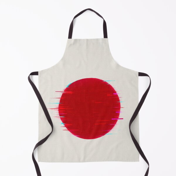 Item preview, Japan Flag Glitch Art – Futuristic Neon Distortion designed and sold by PrometheusStyle.