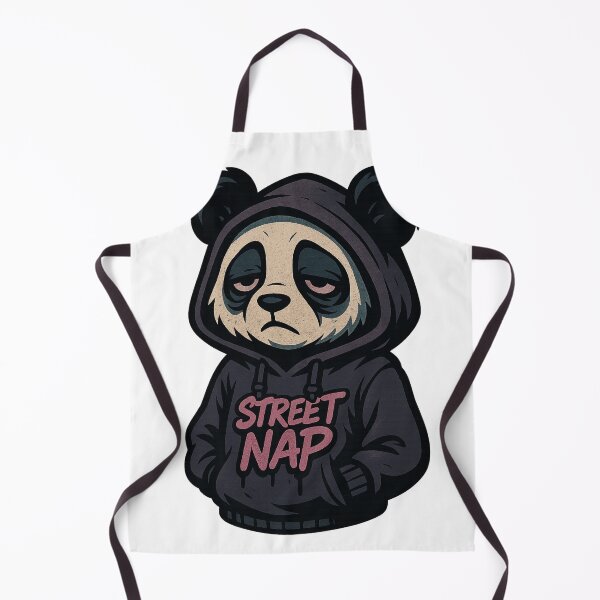 Item preview, Street Nap Panda – Urban Lazy Mood Design designed and sold by VIBE CRAFT STUDIO.