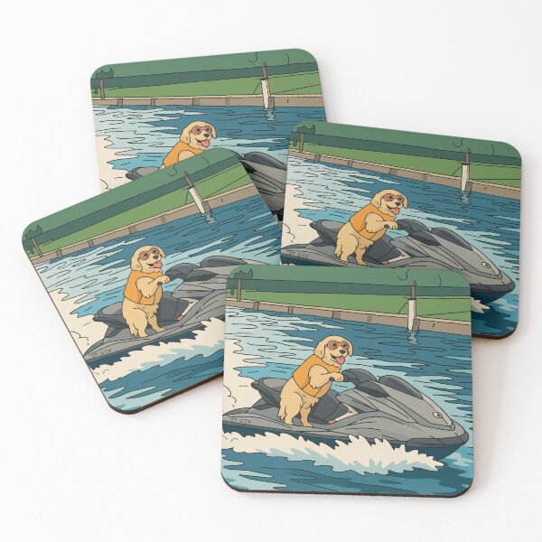Item preview, Florida Dog On A Jet Ski  designed and sold by Meme Plug.