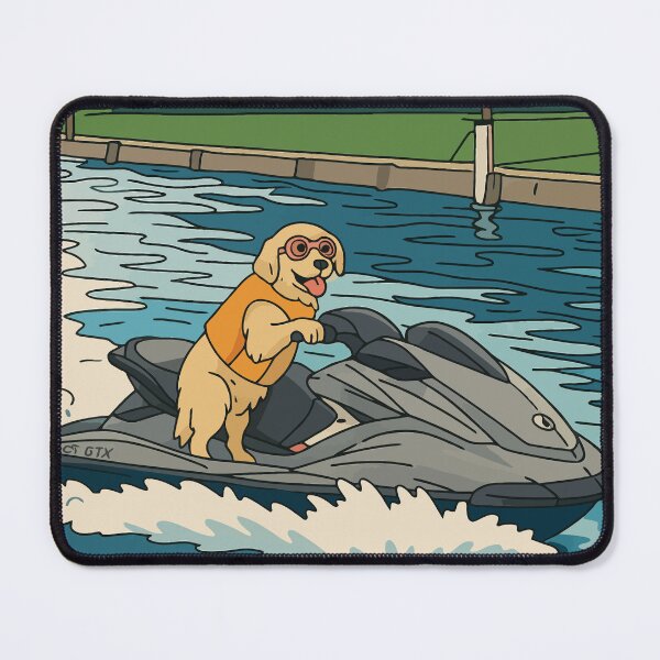 Item preview, Florida Dog On A Jet Ski designed and sold by Meme Plug.