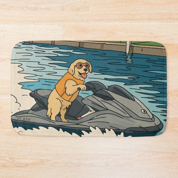 Item preview, Florida Dog On A Jet Ski  designed and sold by Meme Plug.