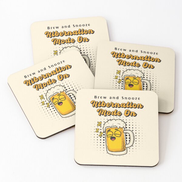 Item preview, Sleepy Beer Mug "Hibernation Mode On" designed and sold by PurpleWingsArt.