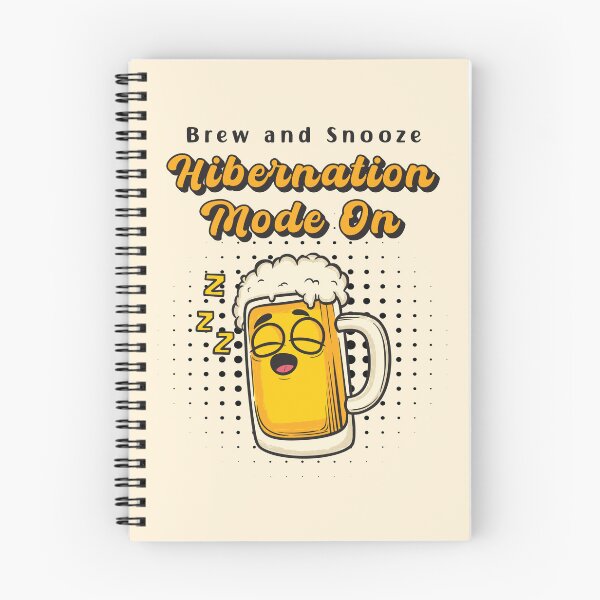 Item preview, Sleepy Beer Mug "Hibernation Mode On" designed and sold by PurpleWingsArt.