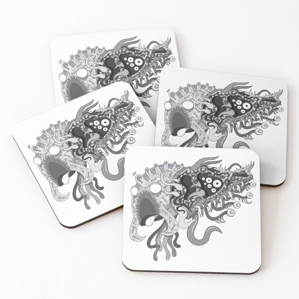 Item preview, Eldritch Liver (Grayscale) designed and sold by MunchbudInk.