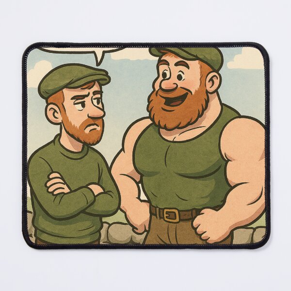 Item preview, Two Irishmen talking about gains designed and sold by runstore.