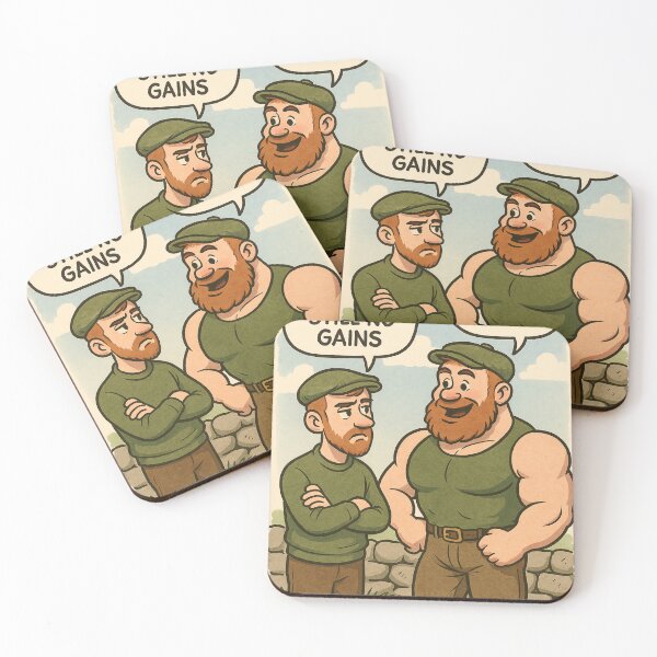 Item preview, Two Irishmen talking about gains designed and sold by runstore.