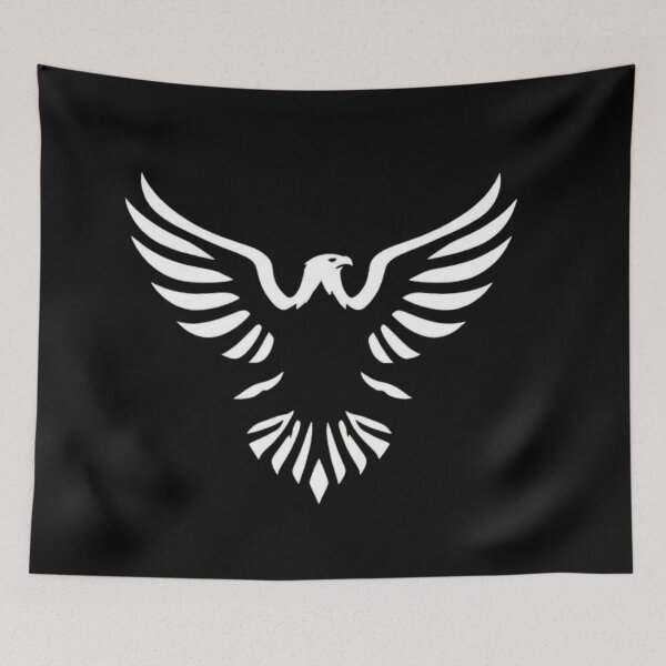 Item preview, Symmetrical Eagle Emblem - Iconic Spread Wings Graphic designed and sold by Negative Space Art.