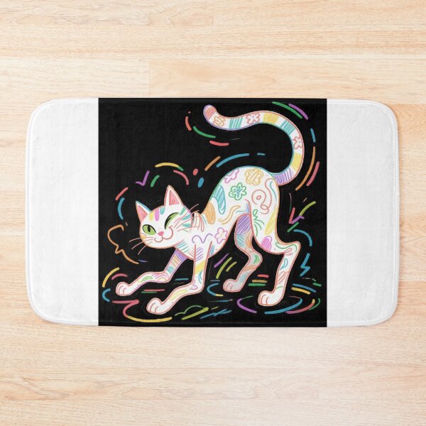 Item preview, winking kitty designed and sold by artsmeow.