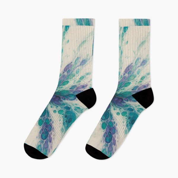 Item preview, Cellular Bloom: Teal & Amethyst Explosion designed and sold by AbstractAnom.