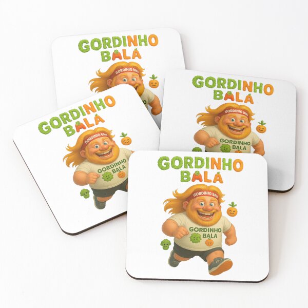 Item preview, Gordinho Bala Correndo – Estampa Engraçada e Motivacional em Estilo Pixar designed and sold by rocknrollstyles.