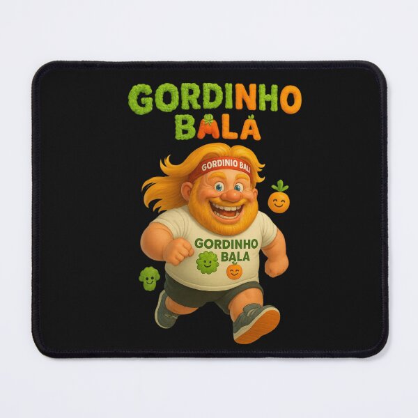Item preview, Gordinho Bala Correndo – Estampa Engraçada e Motivacional em Estilo Pixar designed and sold by rocknrollstyles.
