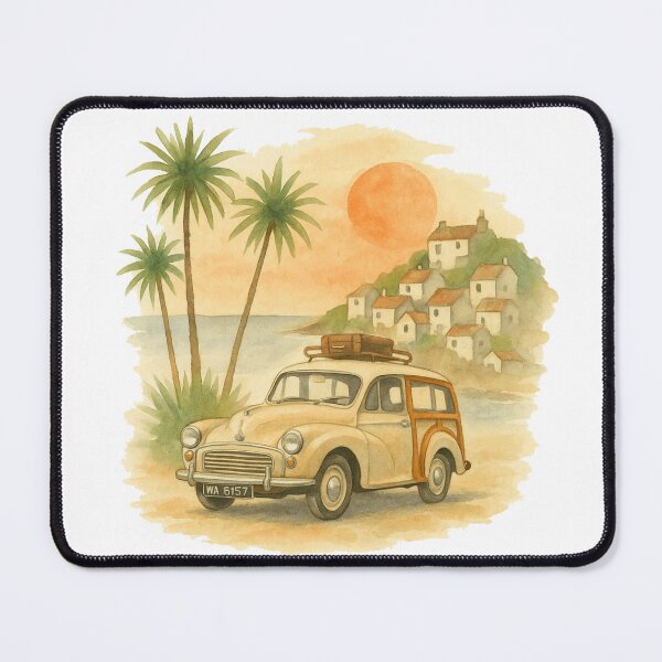 Item preview, Moggy in a Cornish seaside village.  designed and sold by PrestonSquires.