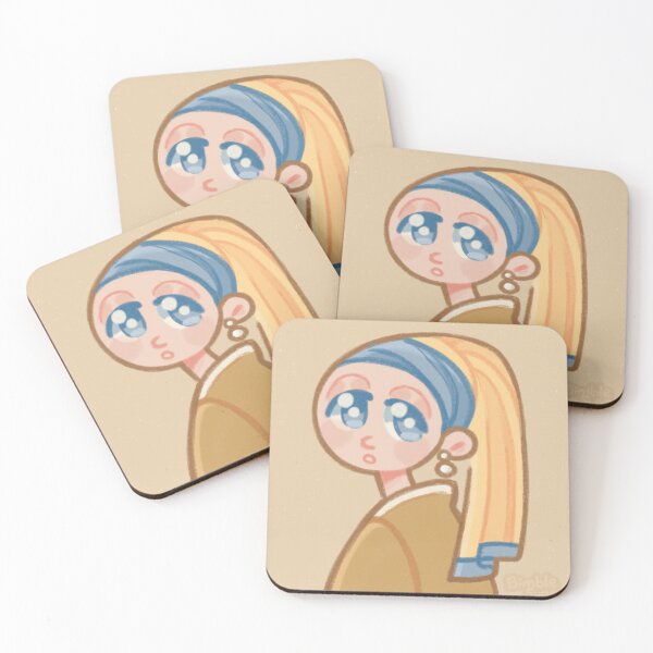 Item preview, Cartoon Girl with a Pearl Earring designed and sold by BimbleSunn.