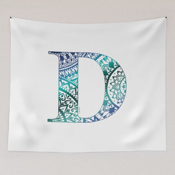 Item preview, Mandala Letter D - Dusk, twilight designed and sold by Shaseldine.