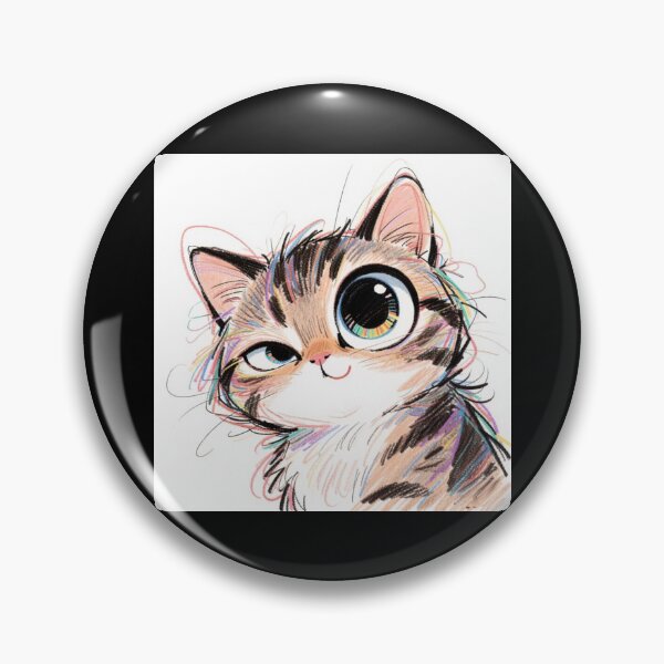 Item preview, winking kitty2 designed and sold by artsmeow.