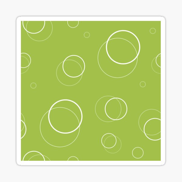 Item preview, Green and White Bubble Circles designed and sold by IrisAndIvy.