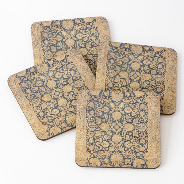 Item preview, Antique Persian Kirman Rug Print designed and sold by Vicky Brago-Mitchell®.