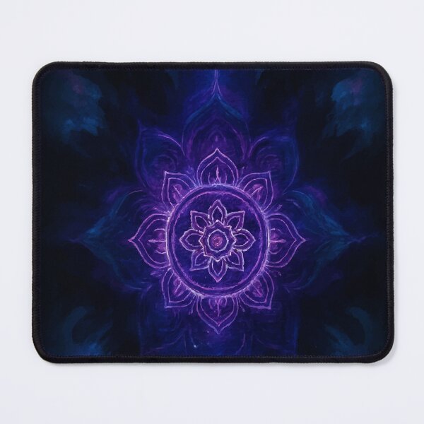 Item preview, Sacred Radiance: Violet Mandala in the Void designed and sold by AbstractAnom.