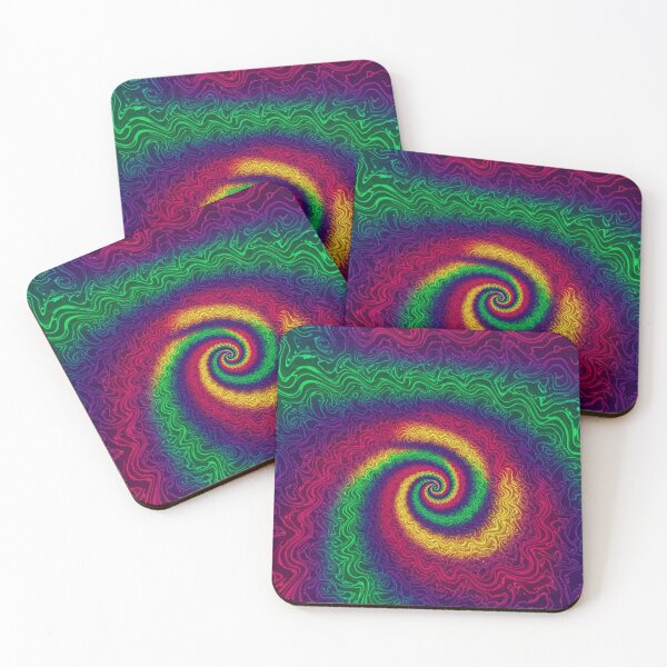 Item preview, Spiral Kaleidoscope of Intense Colors designed and sold by JonelleTshirts.