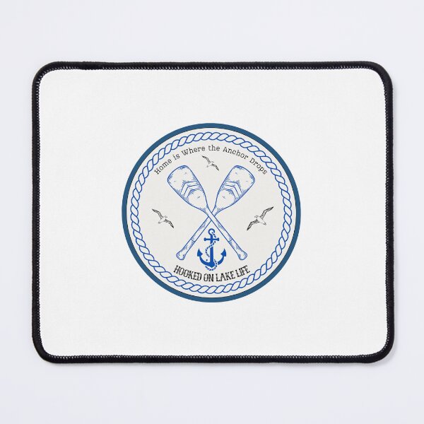 Item preview, Home is Where the Anchor Drops - Lake Life Sticker for Boat Lovers! designed and sold by TopRBArtist.
