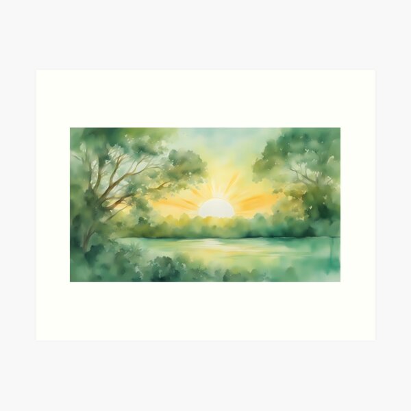 Item preview, Green Landscape designed and sold by BookCovered.
