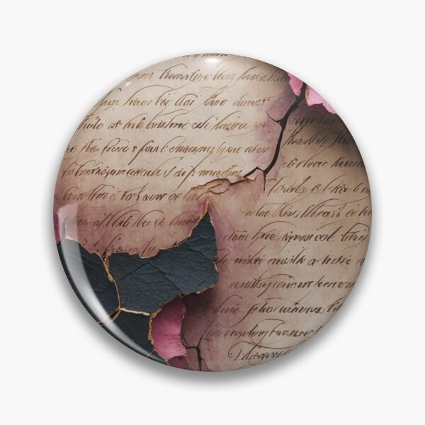 Item preview, Antique Script – Cracked Texture with Elegant Handwriting designed and sold by sneidere9dace.