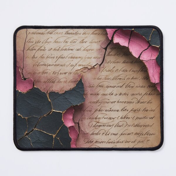 Item preview, Antique Script – Cracked Texture with Elegant Handwriting designed and sold by sneidere9dace.