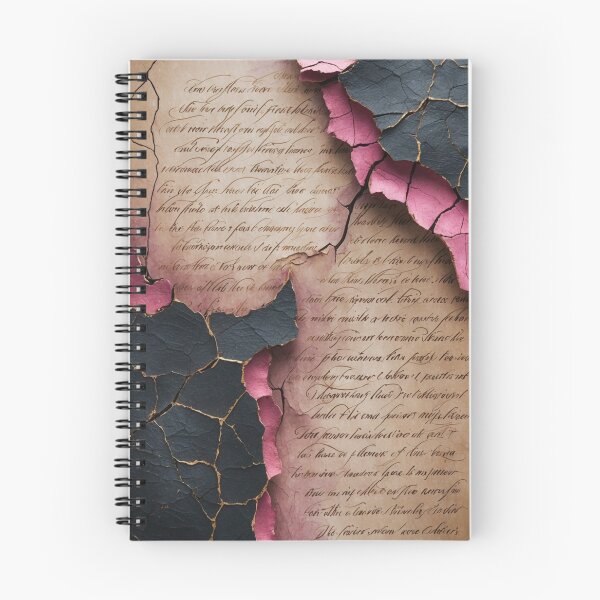 Item preview, Antique Script – Cracked Texture with Elegant Handwriting designed and sold by sneidere9dace.