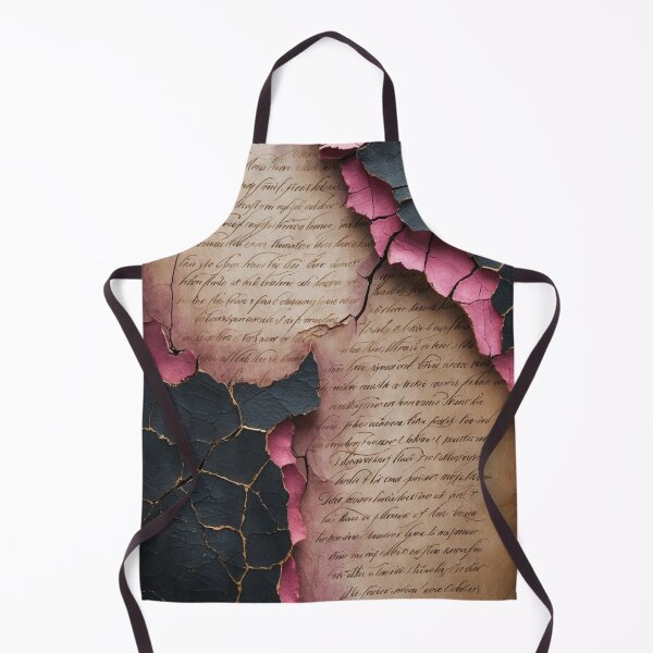 Item preview, Antique Script – Cracked Texture with Elegant Handwriting designed and sold by sneidere9dace.