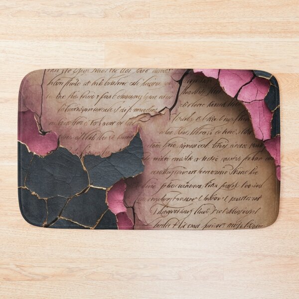 Item preview, Antique Script – Cracked Texture with Elegant Handwriting designed and sold by sneidere9dace.