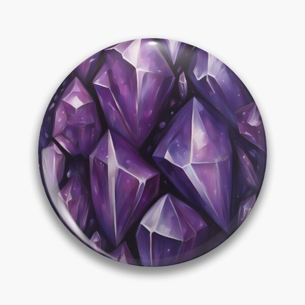 Artikelvorschau, Lila Amethystkristalle entworfen und verkauft von CalmnessbyChoice.