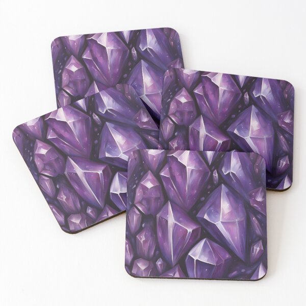 Item preview, Purple Amethyst Crystals designed and sold by CalmnessbyChoice.
