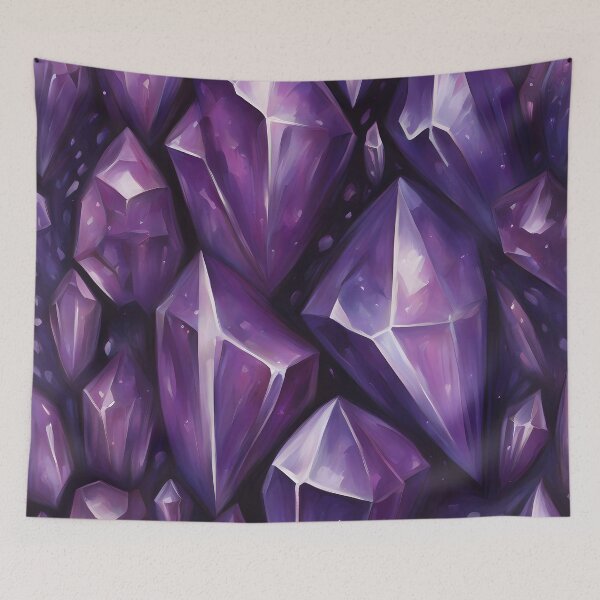 Item preview, Purple Amethyst Crystals designed and sold by CalmnessbyChoice.