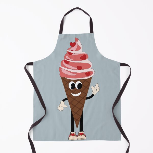 Item preview, Flat Design Love Illustration with Character Fun Ice Cream designed and sold by AlginaPugachova.