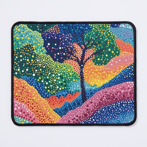 Item preview, Pointillism Landscape designed and sold by Myra365Art.